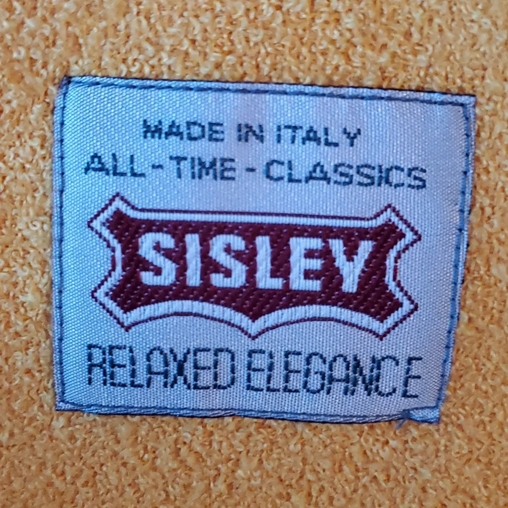 Vintage Sisley Relaxed Elegance yellow wool blazer made in Italy size M - Picture 4 of 13